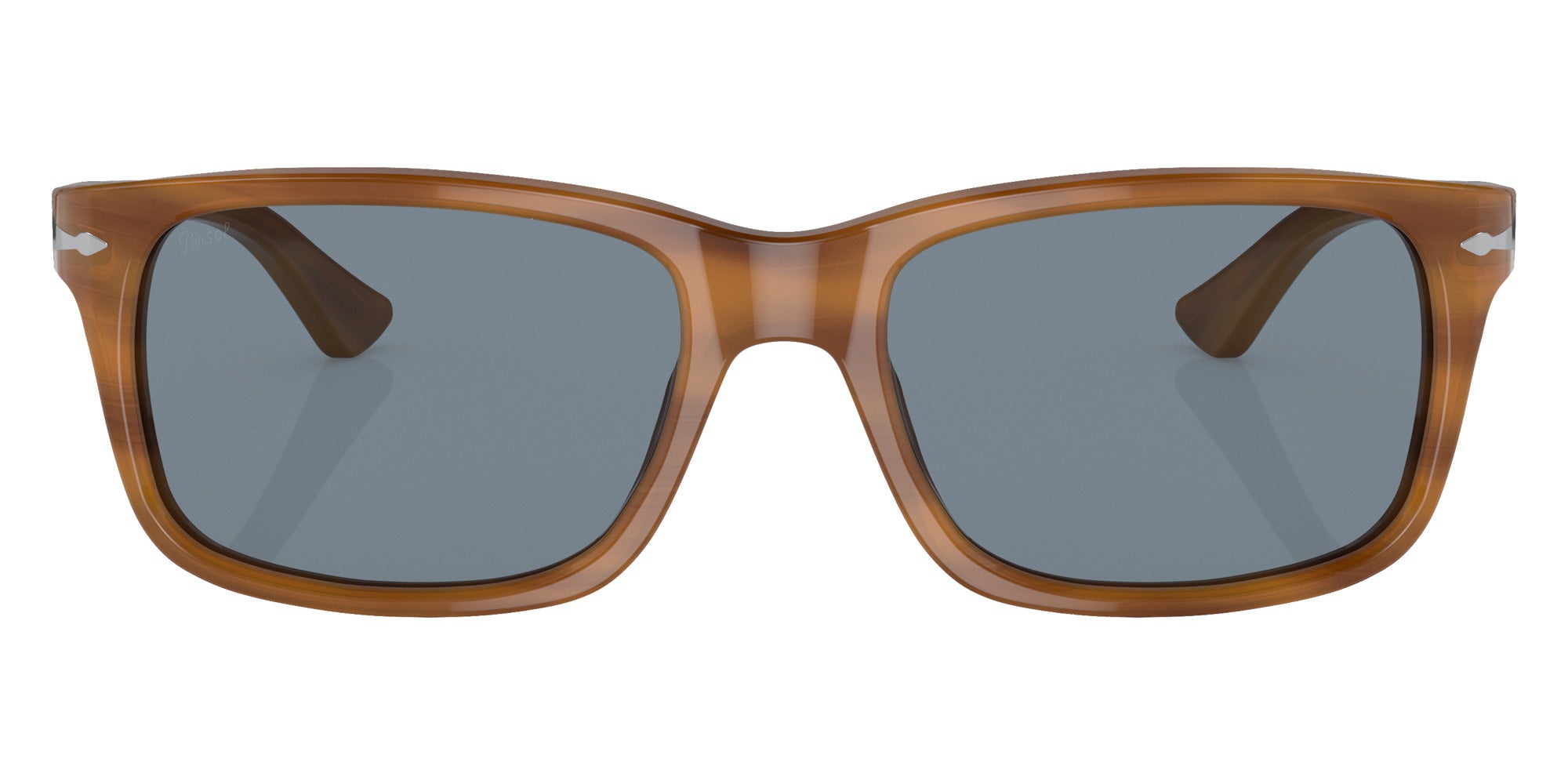 Persol PO3048S 960/56 58 - Striped Brown / Light Blue #id:po3048s96056_s:100100