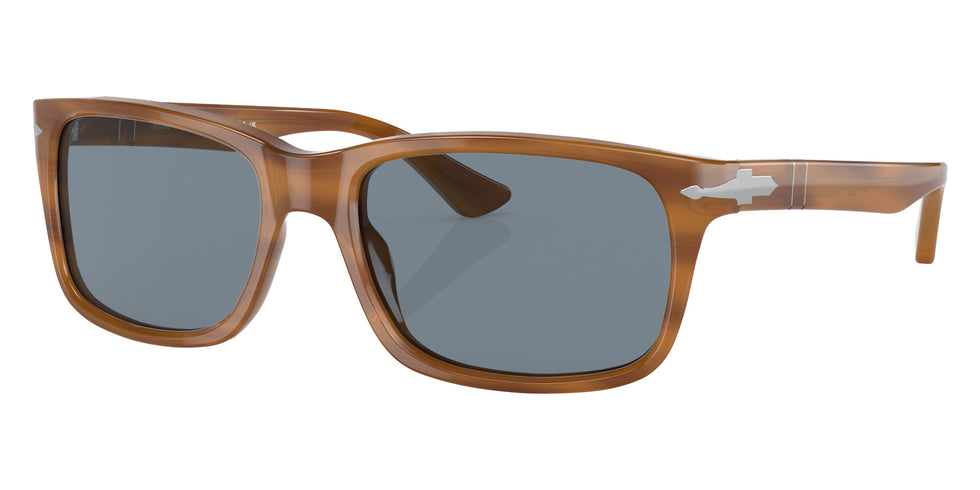 Persol PO3048S 960/56 58 - Striped Brown / Light Blue #id:po3048s96056_s:100105