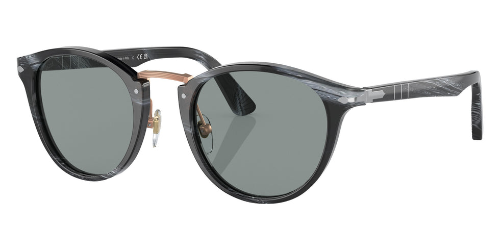 Persol PO3108S 111456 49 - Black / Blue #id:po3108s111456_s:100105