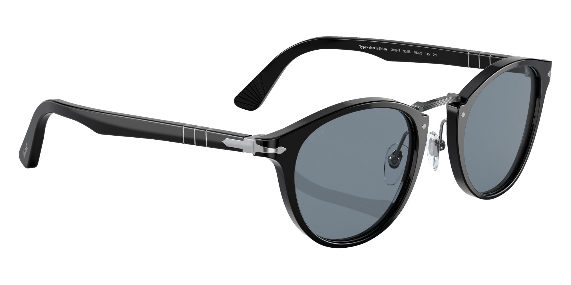 Persol PO3108S 95/56 49 - Black / Light Blue #id:po3108s9556_s:100120