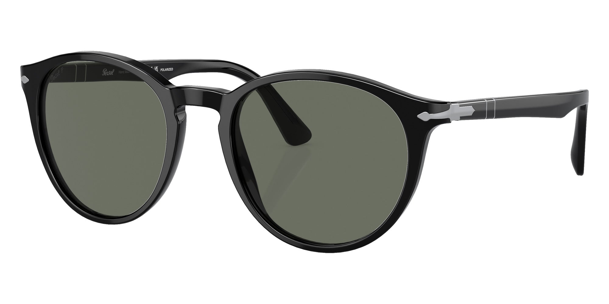 Persol PO3152S 901458 52 - Black / Green Polarized #id:po3152s901458_s:100105