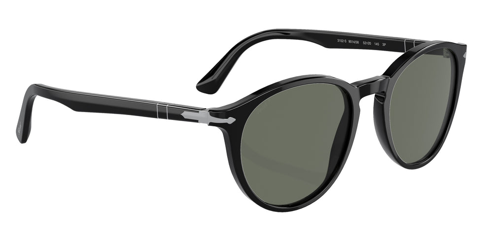 Persol PO3152S 901458 52 - Black / Green Polarized #id:po3152s901458_s:100125