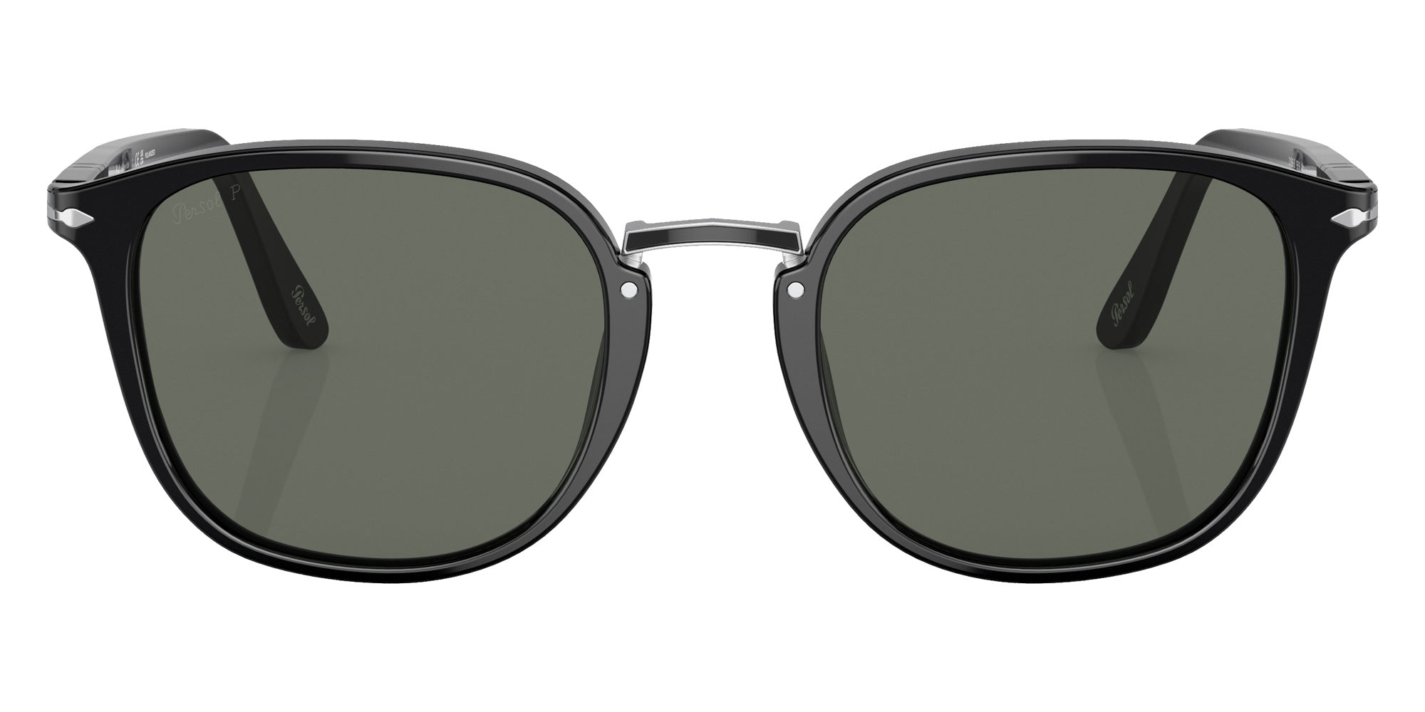 Persol PO3186S 95/58 53 - Black / Green Polarized #id:po3186s9558_s:104100
