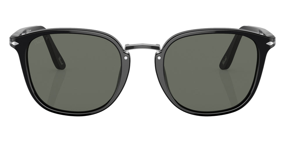 Persol PO3186S 95/58 53 - Black / Green Polarized #id:po3186s9558_s:104100