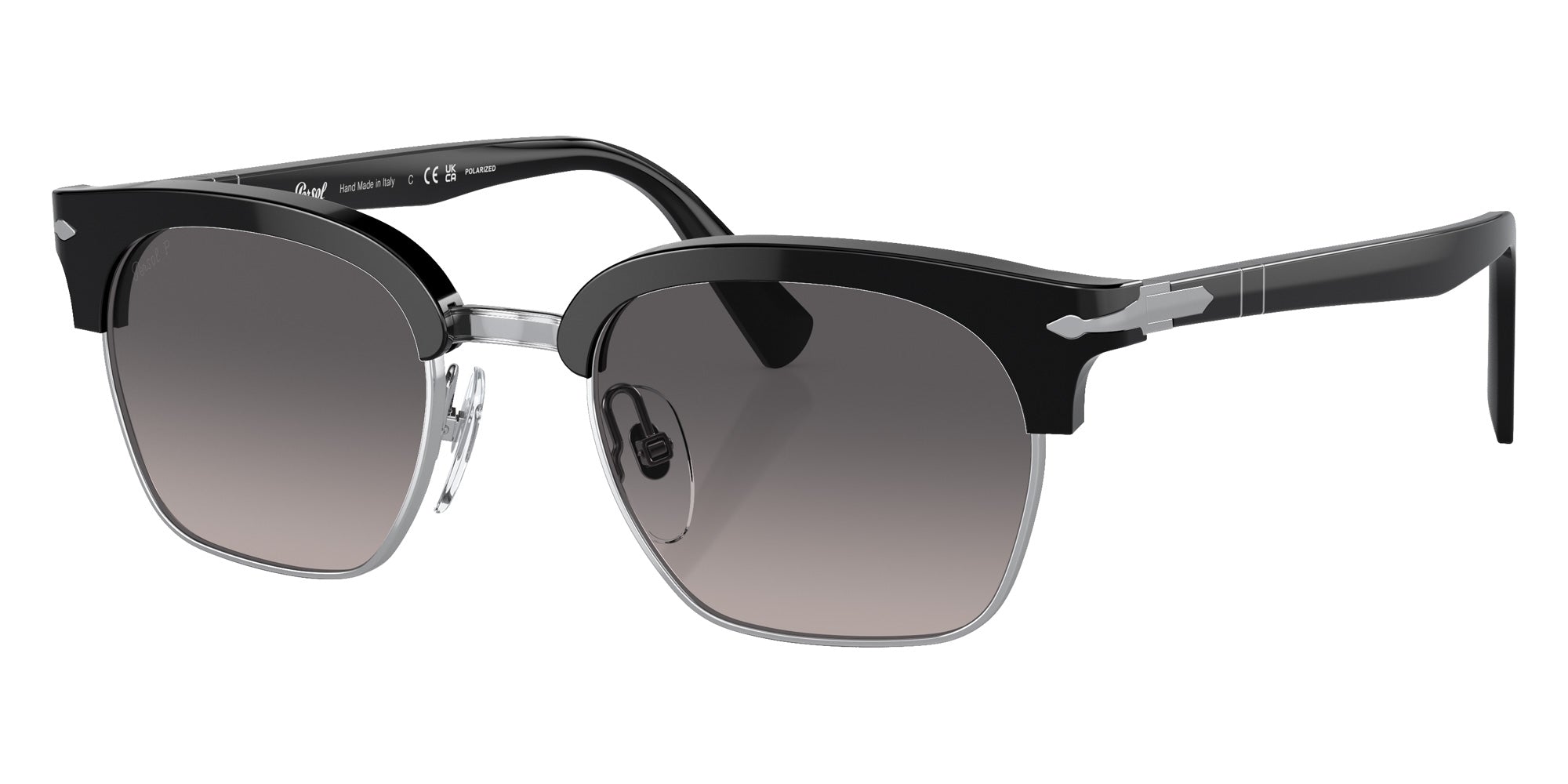 Persol PO3199S 1106M3 53 - Black/Silver / Polarized Gray Gradient #id:po3199s1106m3_s:100105