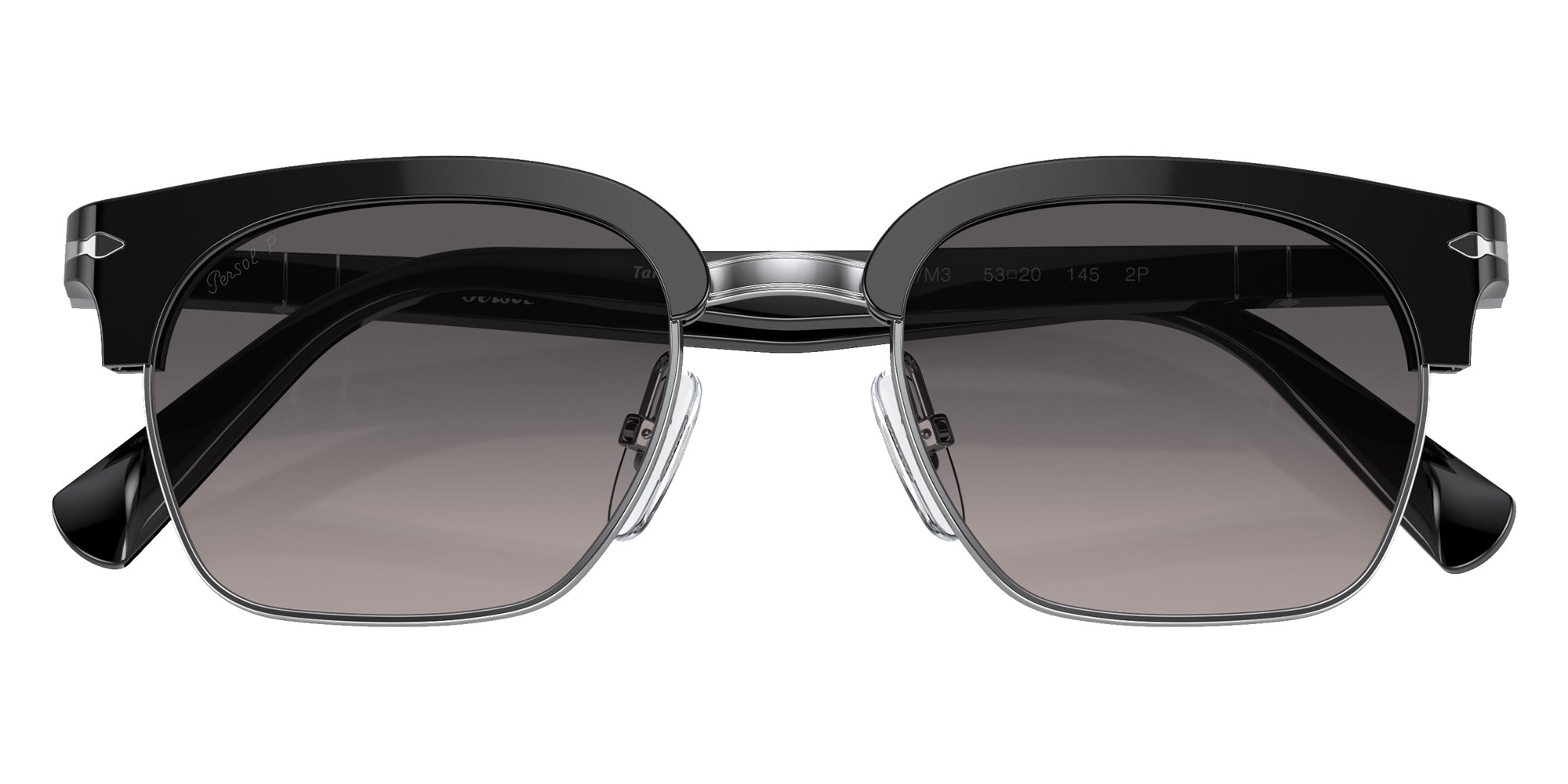 Persol PO3199S 1106M3 53 - Black/Silver / Polarized Gray Gradient #id:po3199s1106m3_s:100120