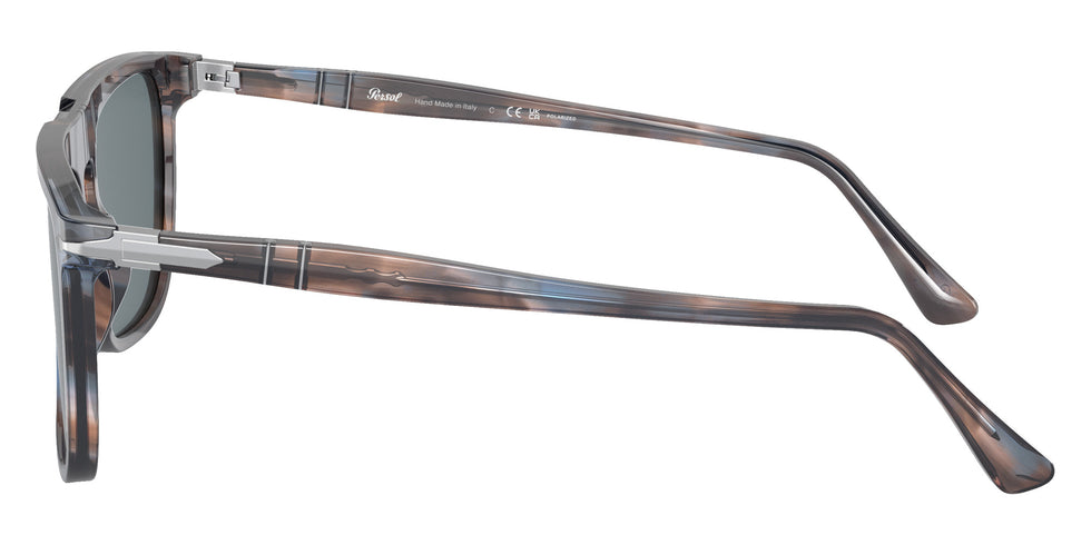 Persol PO3225S 11553R 56 - Striped Blue / Dark Blue Polarized + AR #id:po3225s11553r_s:100110