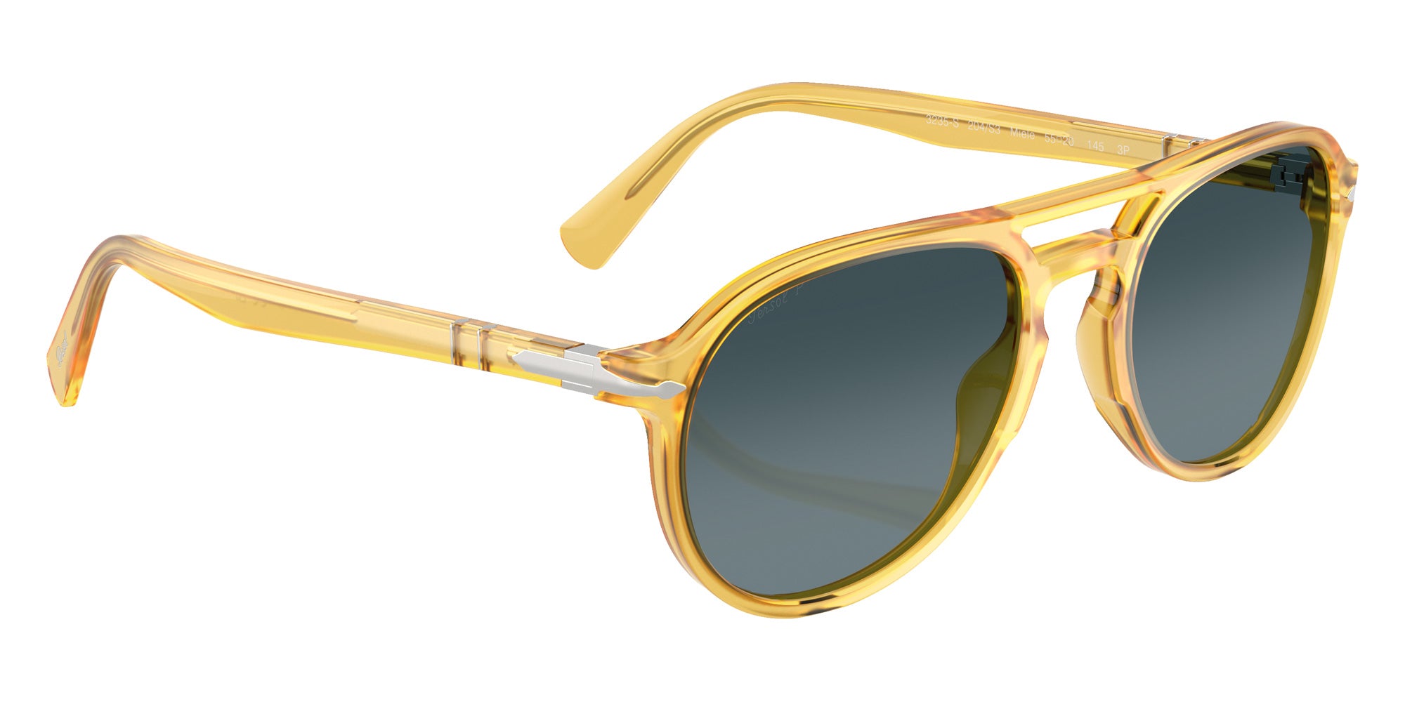 Persol PO3235S 204/S3 55 - Miele / Light Blue Gradient Dark Blue Polarized #id:po3235s204s3_s:100120