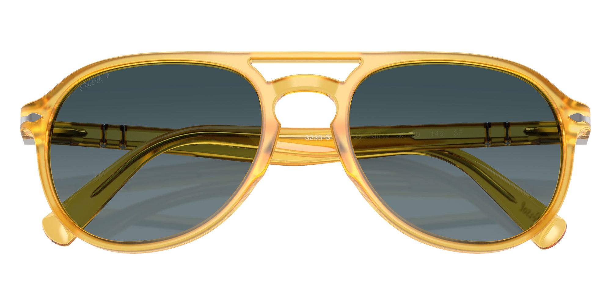 Persol PO3235S 204/S3 55 - Miele / Light Blue Gradient Dark Blue Polarized #id:po3235s204s3_s:100125