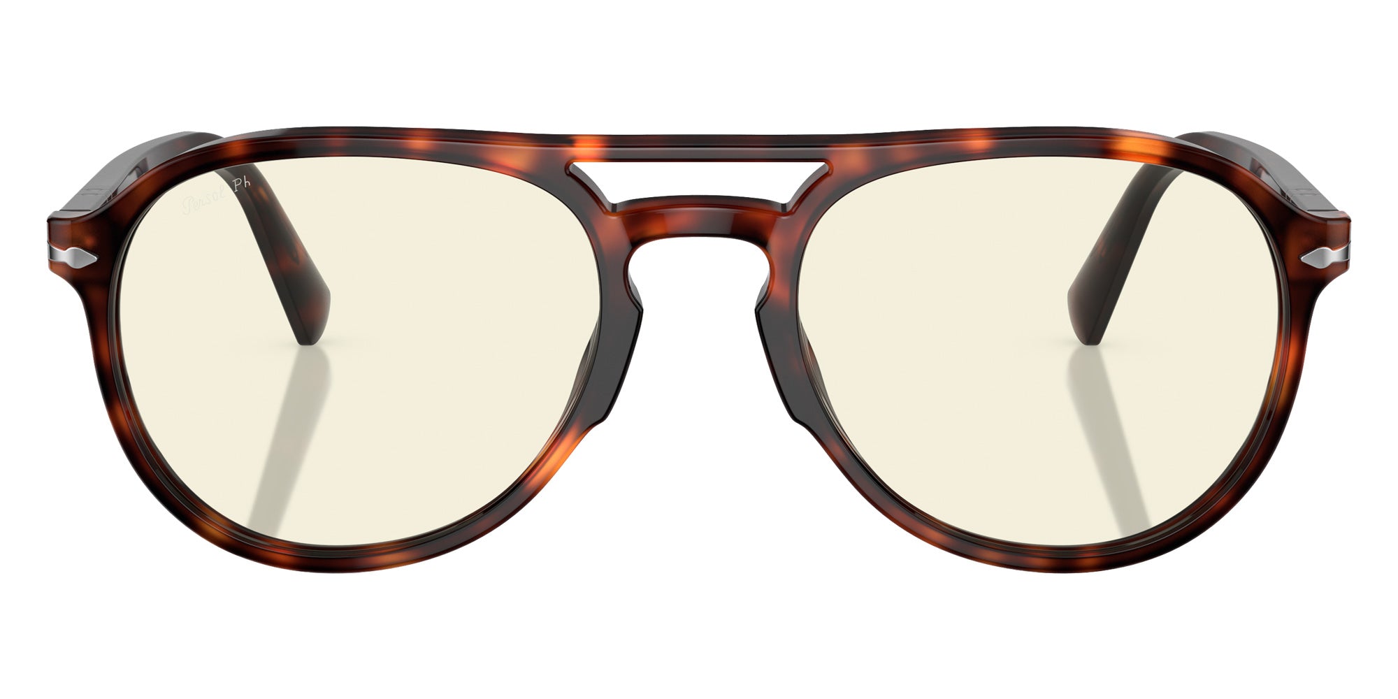 Persol PO3235S 24/BL 55 - Havana / Photochromic Clear to Gray with Blue Light Filter Mirrored #id:po3235s24bl_s:100100