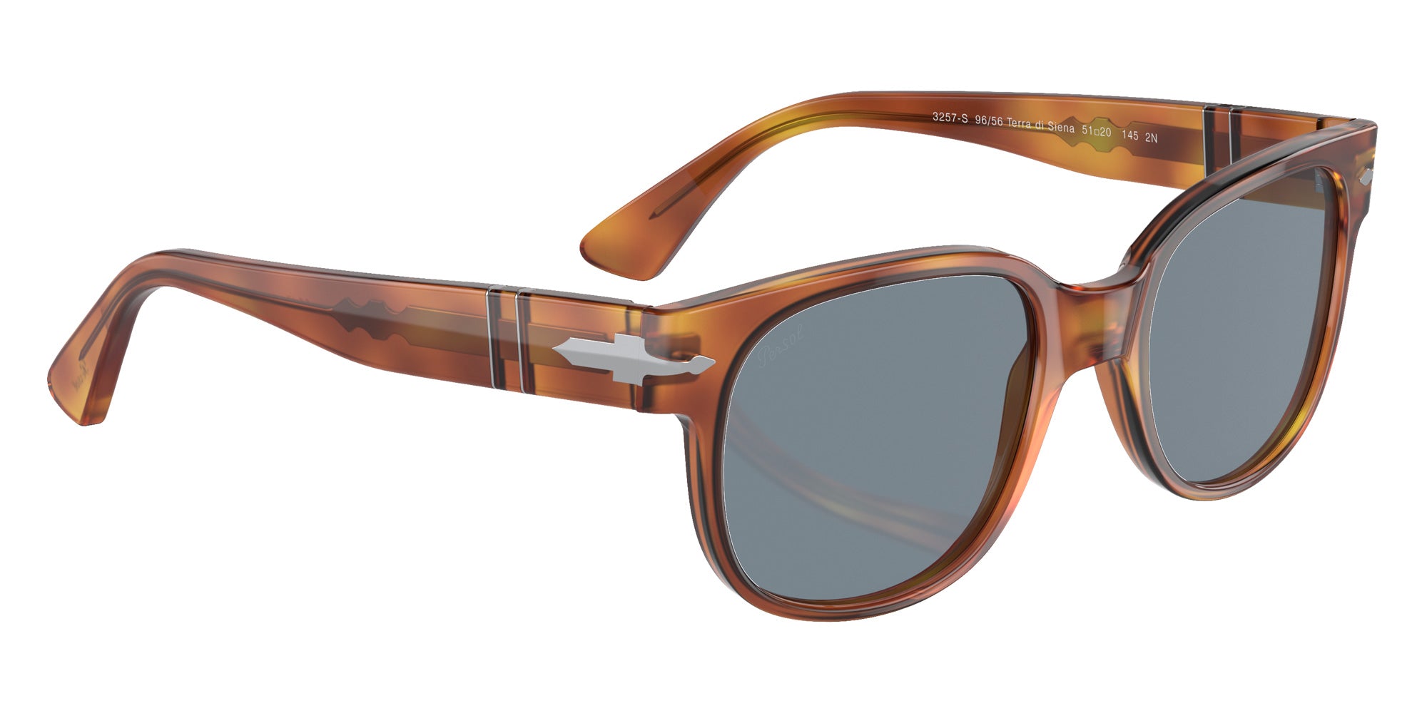 Persol PO3257S 96/56 51 - Terra Di Siena / Light Blue #id:po3257s9656_s:100120