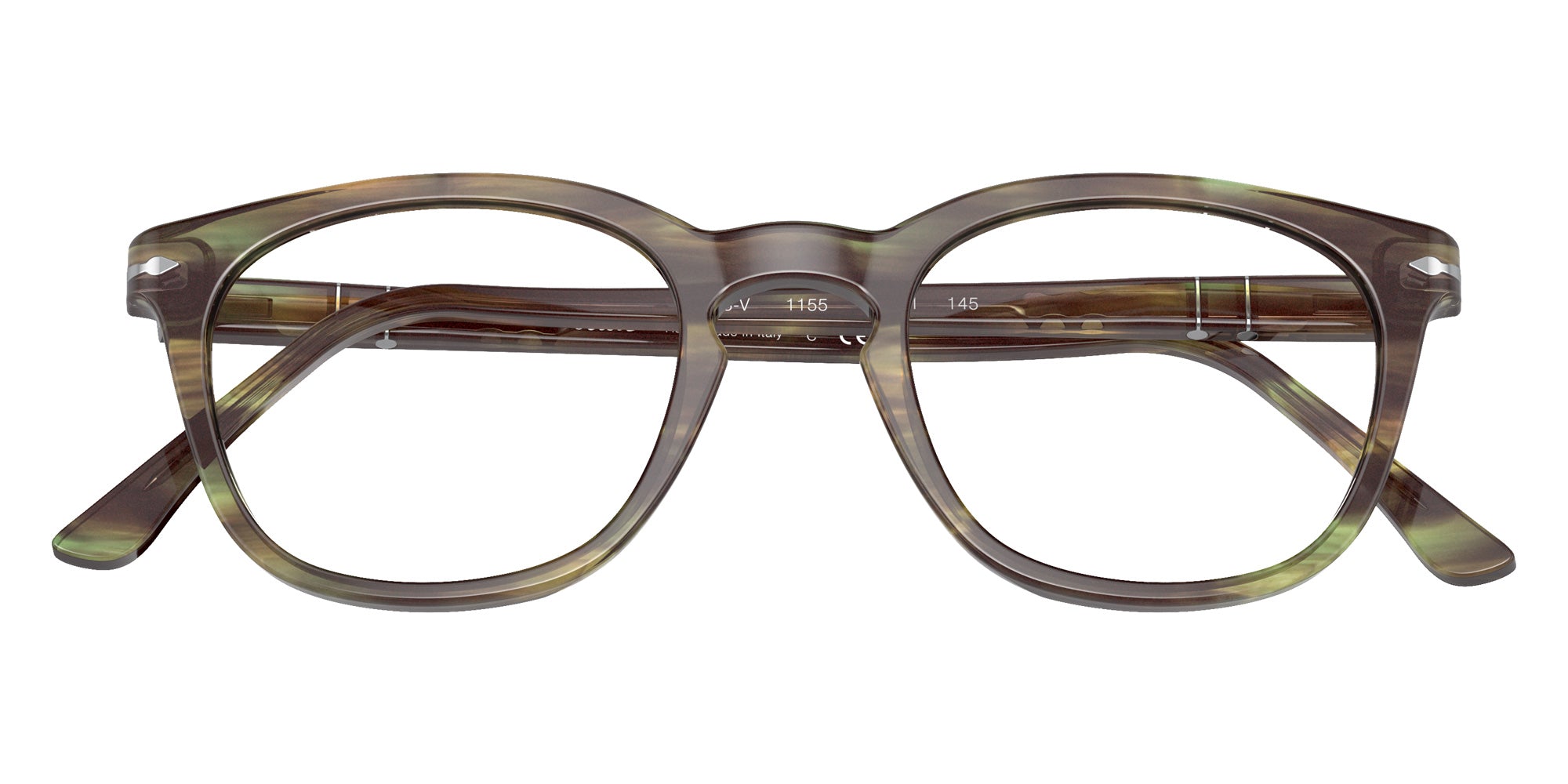 Persol PO3258V 1156 45 - Striped Green #id:po3258v1156_s:100120