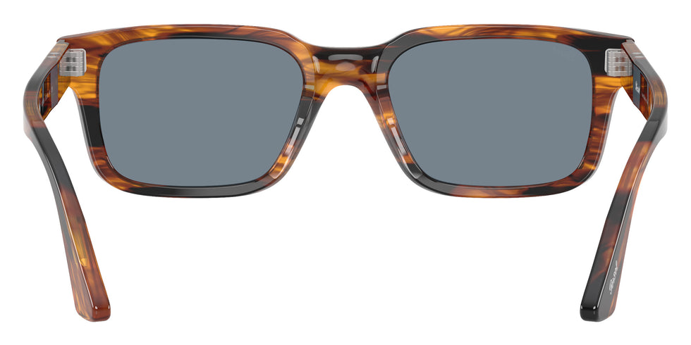 Persol PO3272S 123556 55 - Striped Black & Brown / Light Blue #id:po3272s123556_s:104115