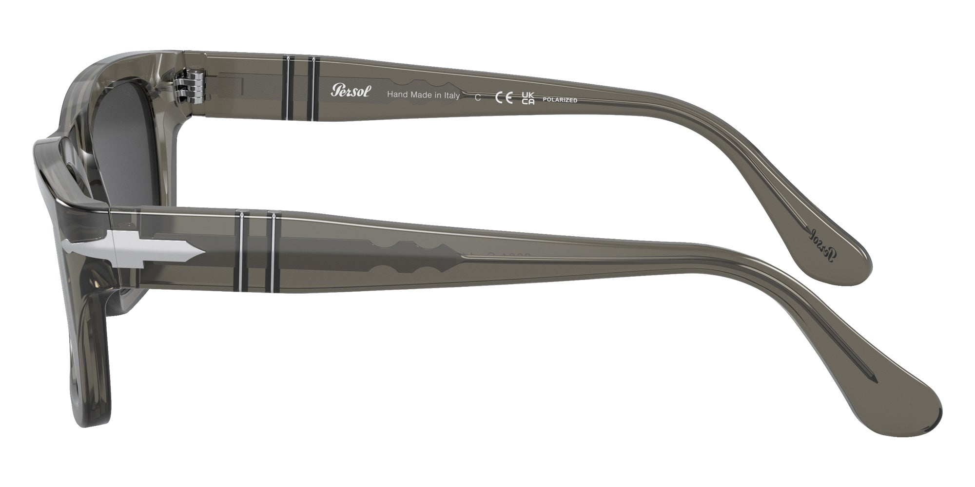 Persol PO3301S 110348 57 - Opal Smoke / Dark Gray Polarized #id:po3301s110348_s:100110