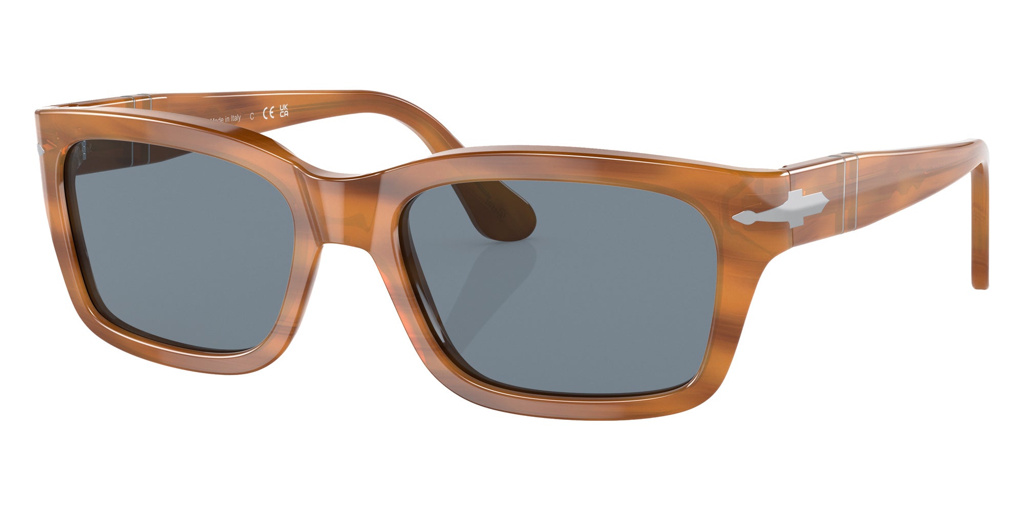 Persol PO3301S 960/56 57 - Striped Brown / Blue #id:po3301s96056_s:100105