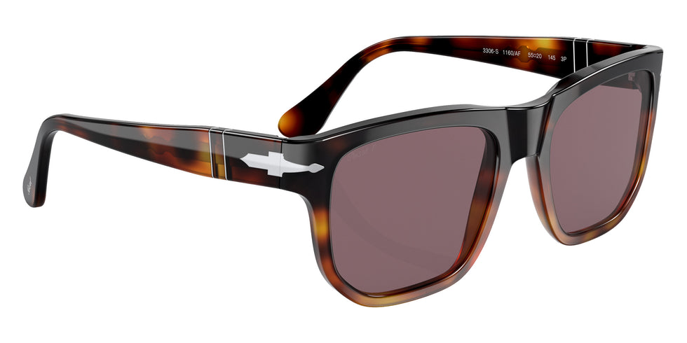Persol PO3306S 1160AF 55 - Brown Cut Light Brown Tortoise / Dark Violet Polarized #id:po3306s1160af_s:100125