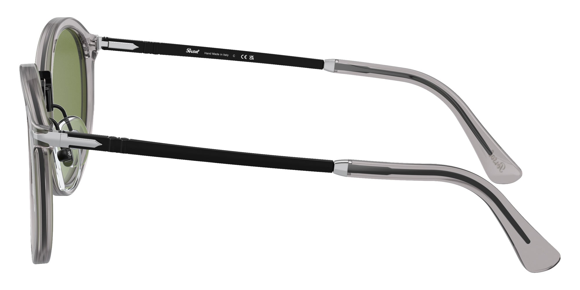 Persol PO3309S 309/4E 51 - Transparent Gray / Green #id:po3309s3094e_s:100110