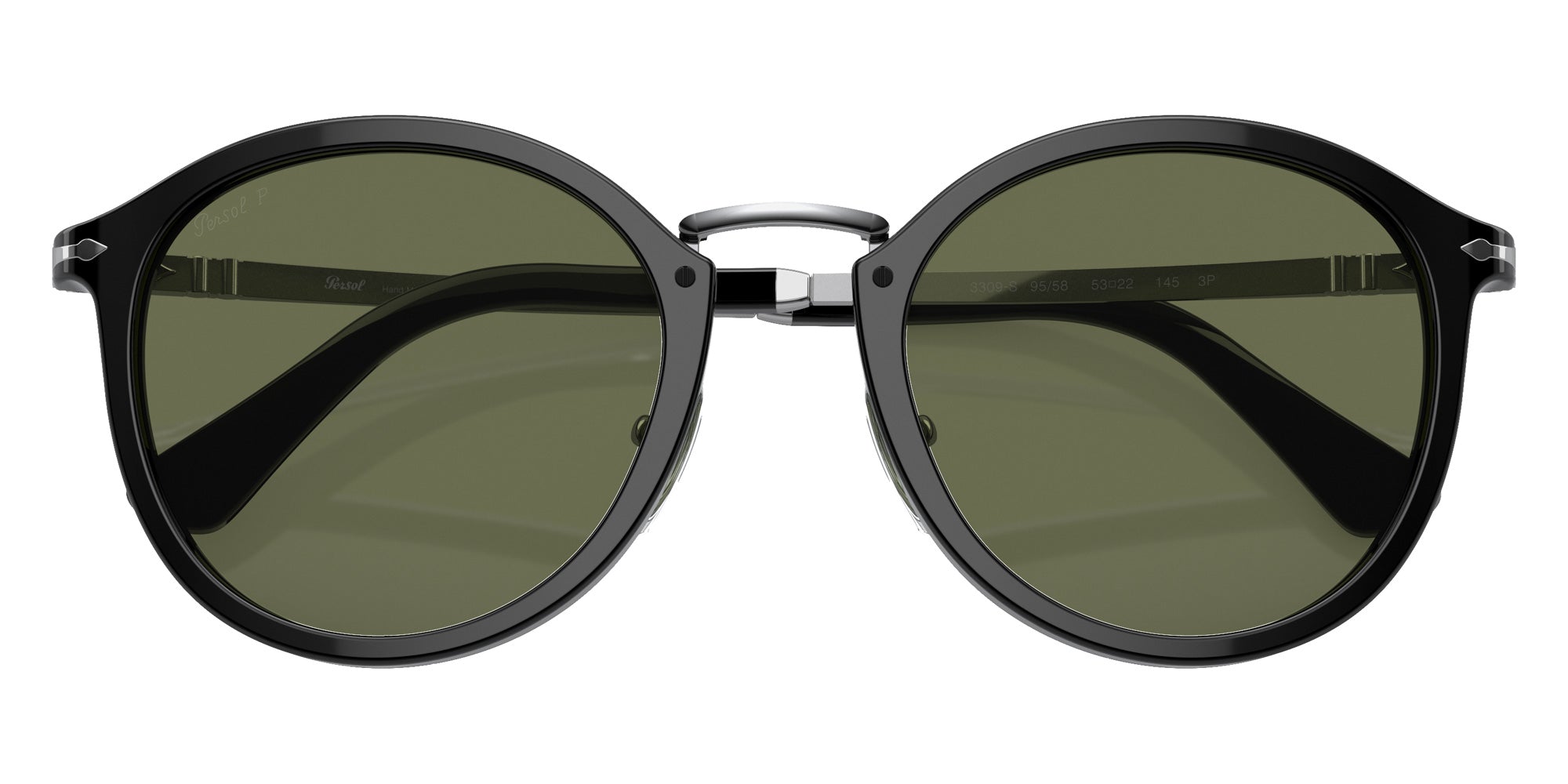 Persol PO3309S 95/58 53 - Black / Polarized Green #id:po3309s9558_s:104125