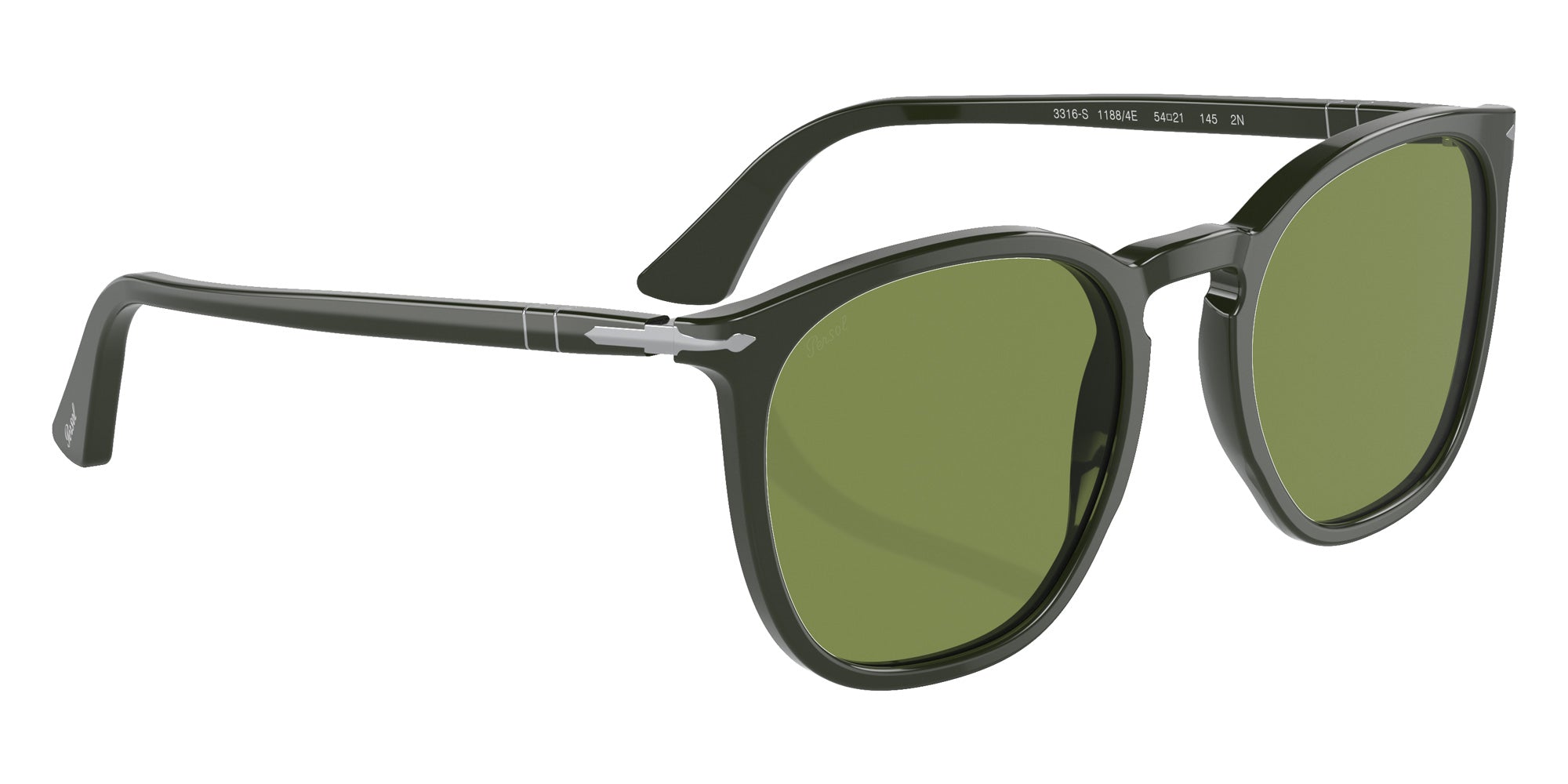 Persol PO3316S 11884E 54 - Matte Dark Green / Green #id:po3316s11884e_s:100120