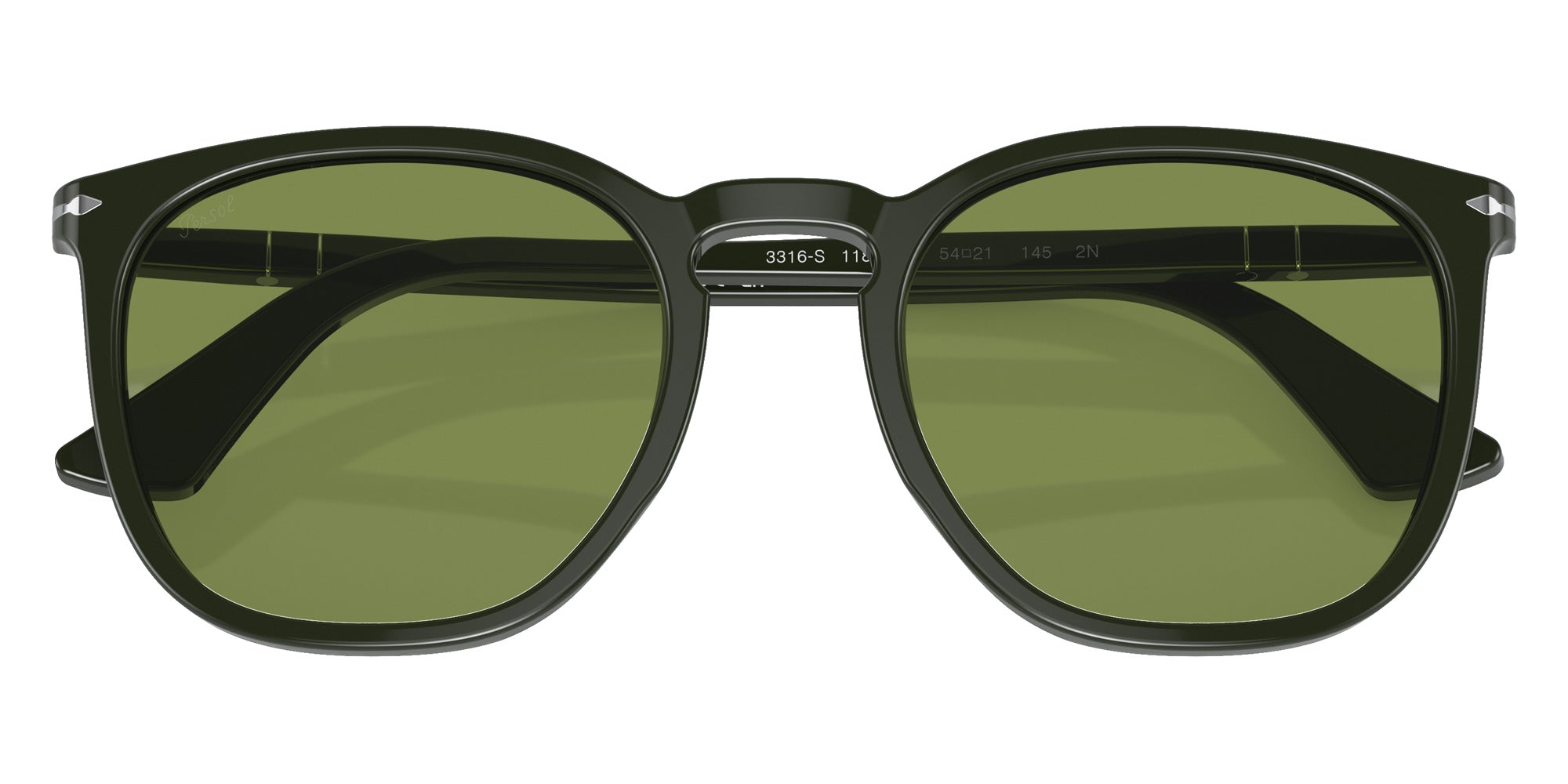 Persol PO3316S 11884E 54 - Matte Dark Green / Green #id:po3316s11884e_s:100125