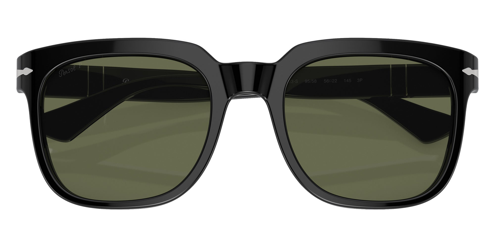 Persol PO3323S 95/58 56 - Black / Green Polarized #id:po3323s9558_s:102125