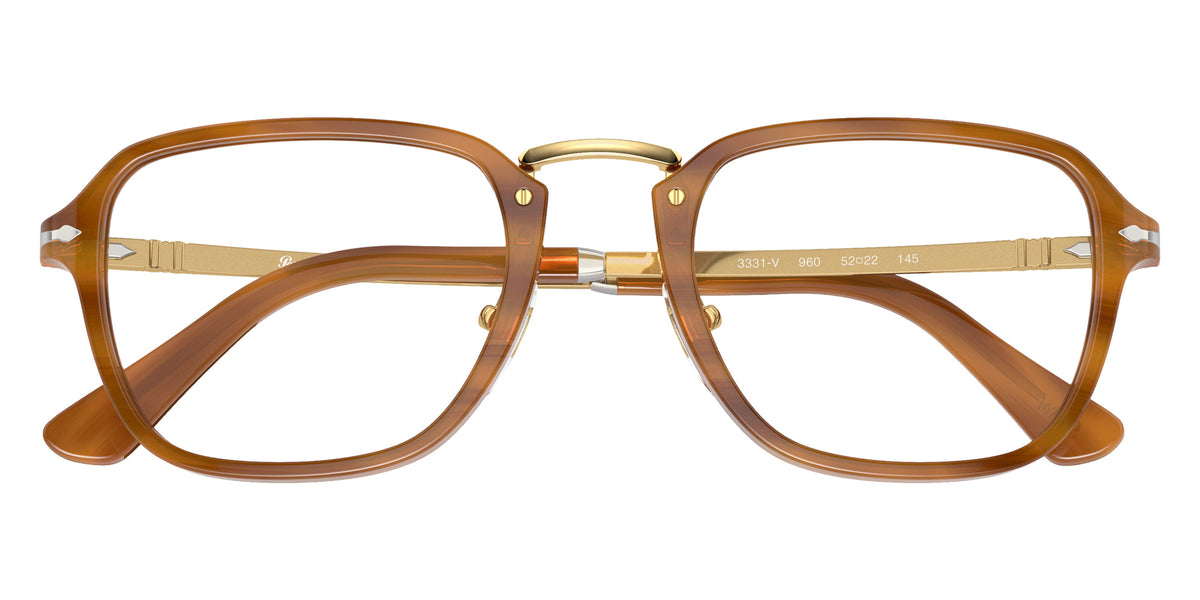 Persol PO3331V 960 52 - Striped Brown #id:po3331v960_s:100125