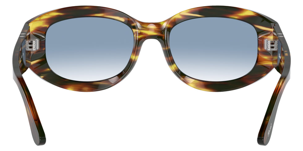 Persol PO3335S 938/3F 56 - Brown-Yellow Tortoise / Clear Gradient Blue #id:po3335s9383f_s:100115