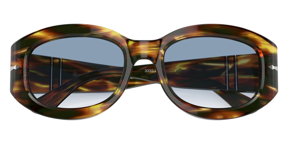 Persol PO3335S 938/3F 56 - Brown-Yellow Tortoise / Clear Gradient Blue #id:po3335s9383f_s:100125