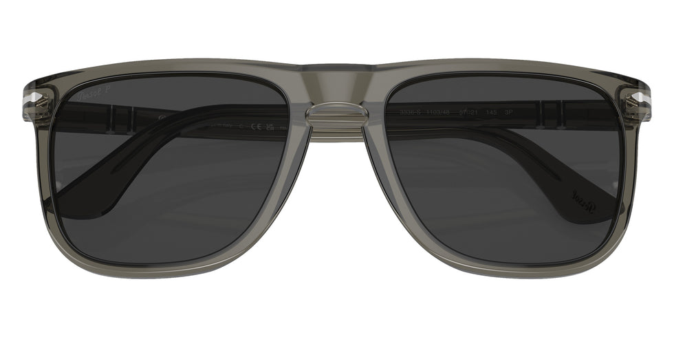 Persol PO3336S 110348 57 - Smoke / Polarized Black #id:po3336s110348_s:100125