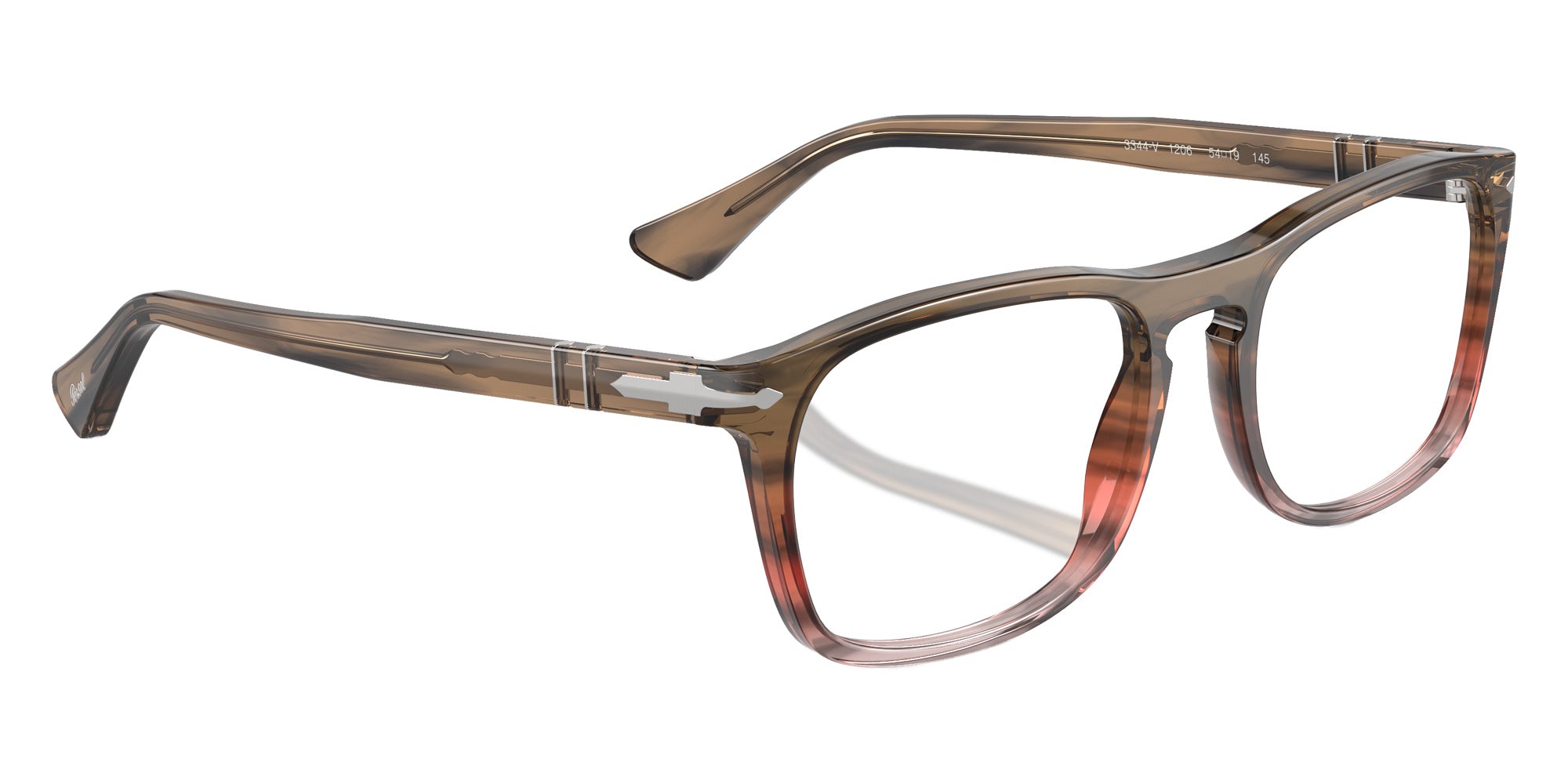 Persol PO3344V 1206 54 - Striped Brown Gradient Red #id:po3344v1206_s:100120
