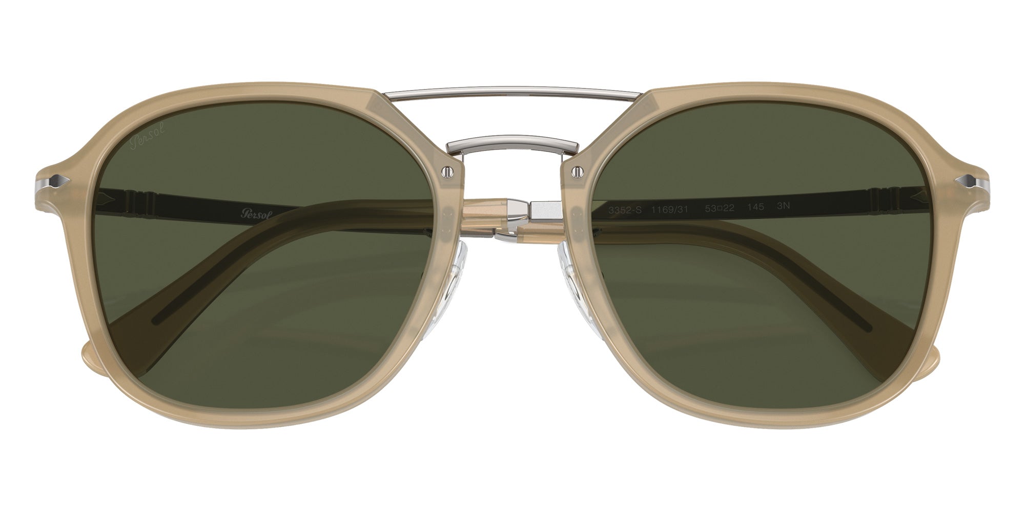 Persol PO3352S 116931 53 - Opal Beige / Green #id:po3352s116931_s:100125