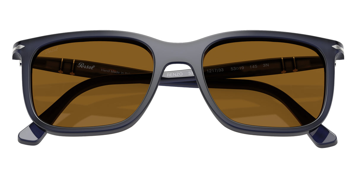 Persol PO3357S - Renzo 121733 53 - Milky Depths Blue / Brown #id:po3357s121733_s:100125
