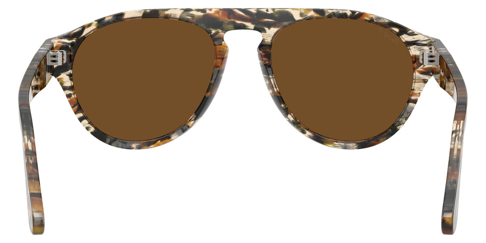 Persol PO3370S 122157 56 - Amber Brown/Pirate Black / Brown Polarized #id:po3370s122157_s:100115