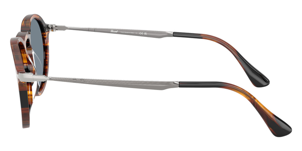 Persol PO3383S 123556 51 - Striped Black & Brown / Light Blue #id:po3383s123556_s:100110