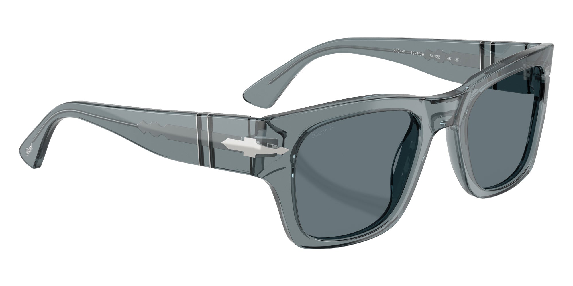 Persol PO3384S 12273R 52 - Transparent Ocean / Dark Blue Polarized #id:po3384s12273r_s:100120
