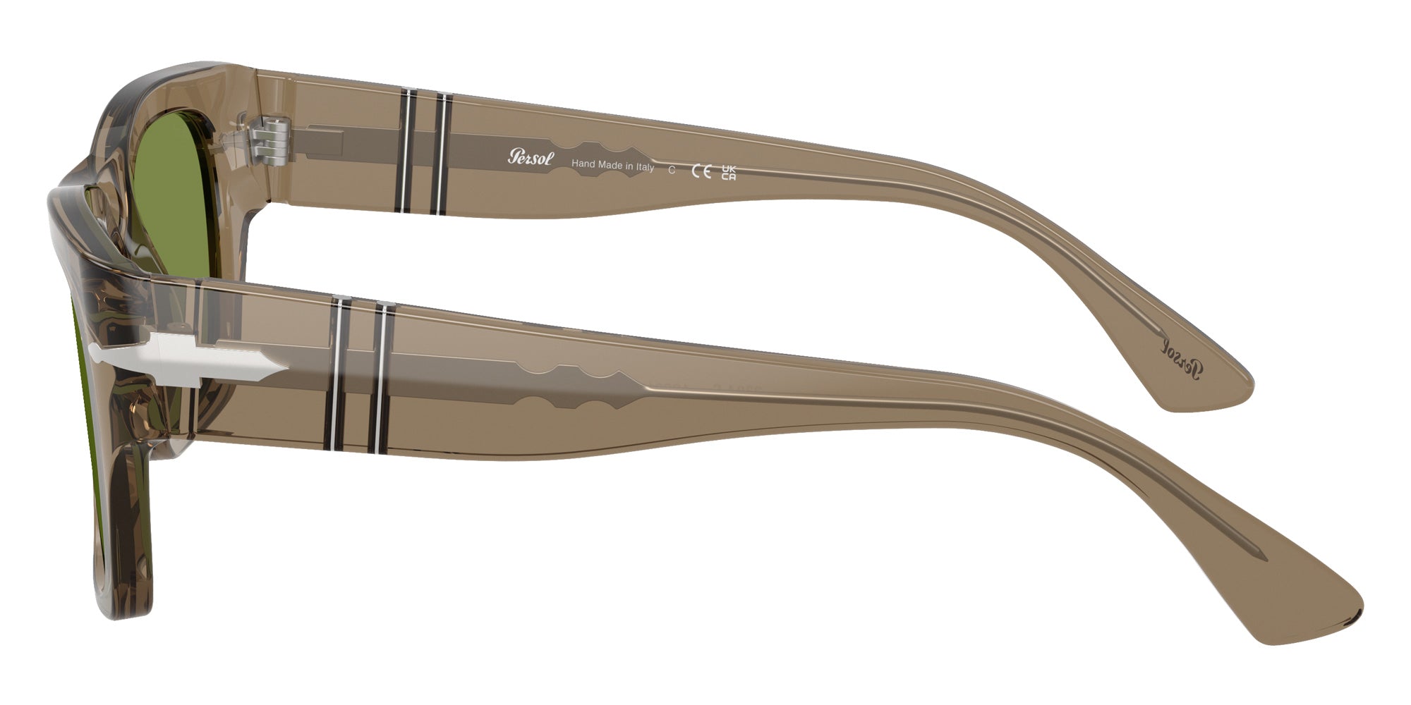 Persol PO3384S 12284E 52 - Transparent Brown / Green #id:po3384s12284e_s:104110