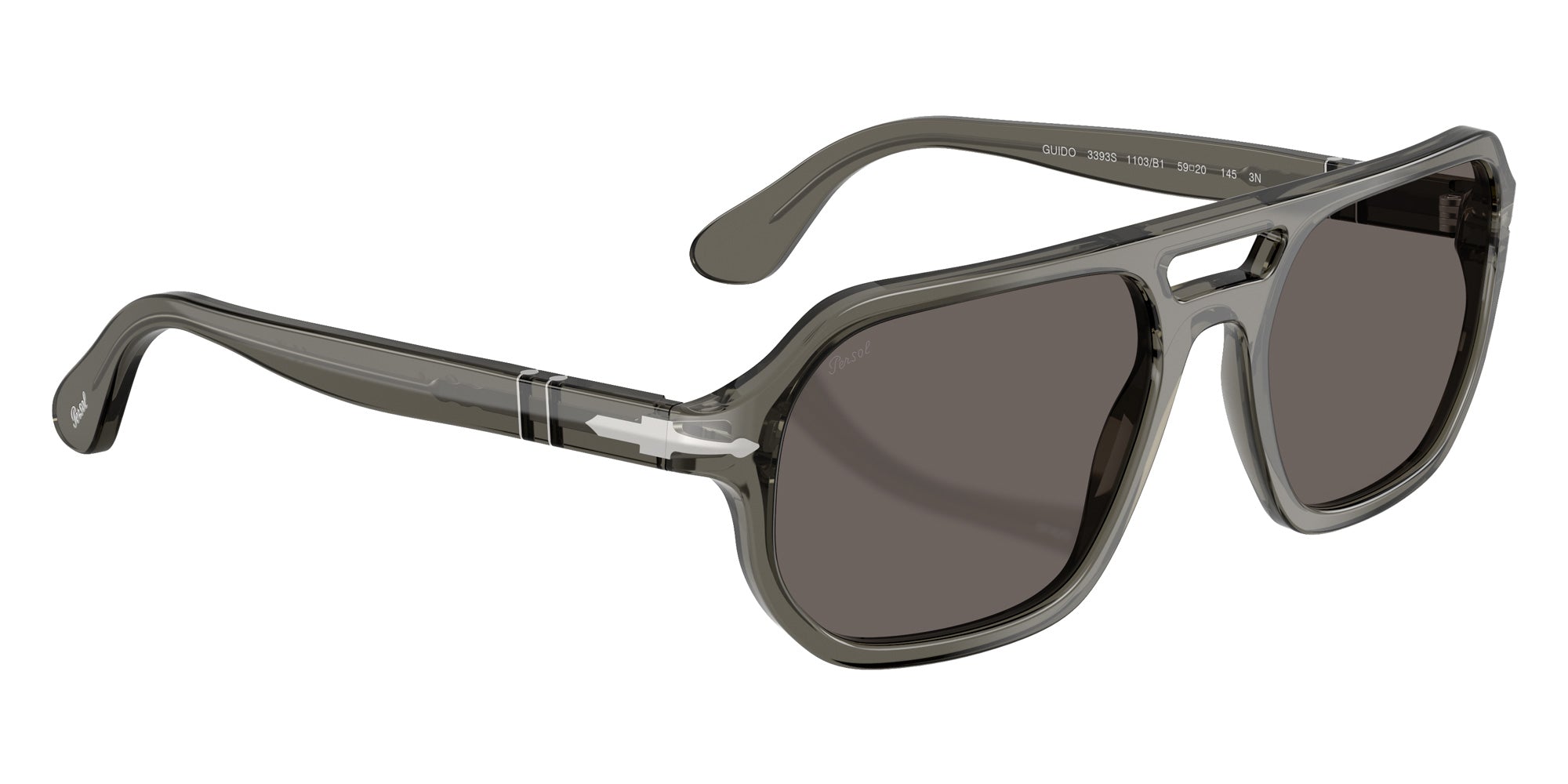 Persol PO3393S - Guido 1103B1 56 - Transparent Gray #id:po3393s1103b1_s:100120
