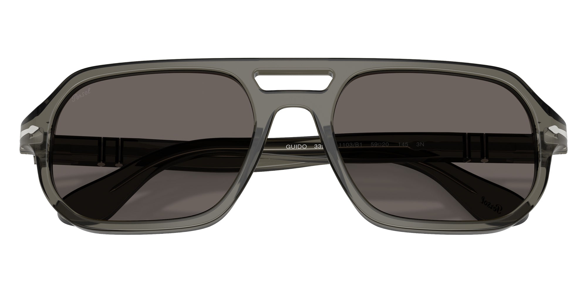 Persol PO3393S - Guido 1103B1 56 - Transparent Gray #id:po3393s1103b1_s:100125