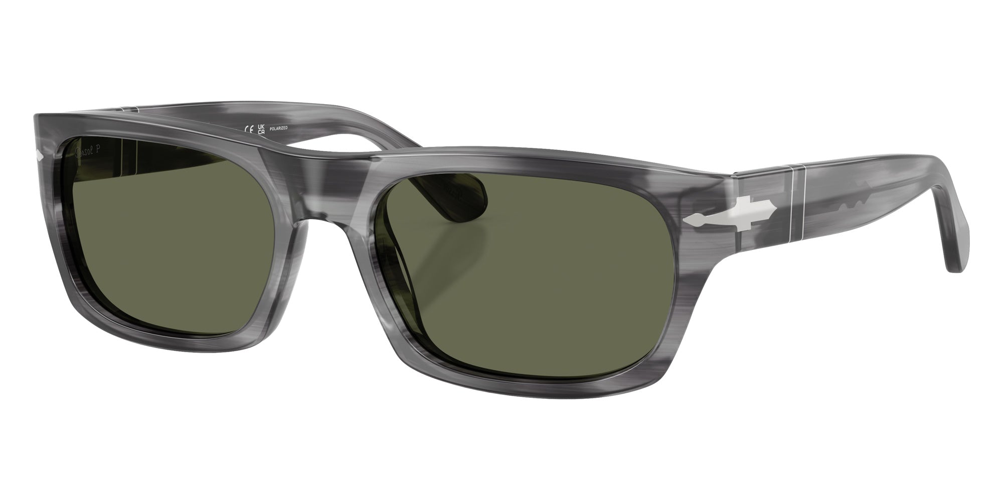 Persol PO3398S 119258 55 - Striped Gray #id:po3398s119258_s:100105