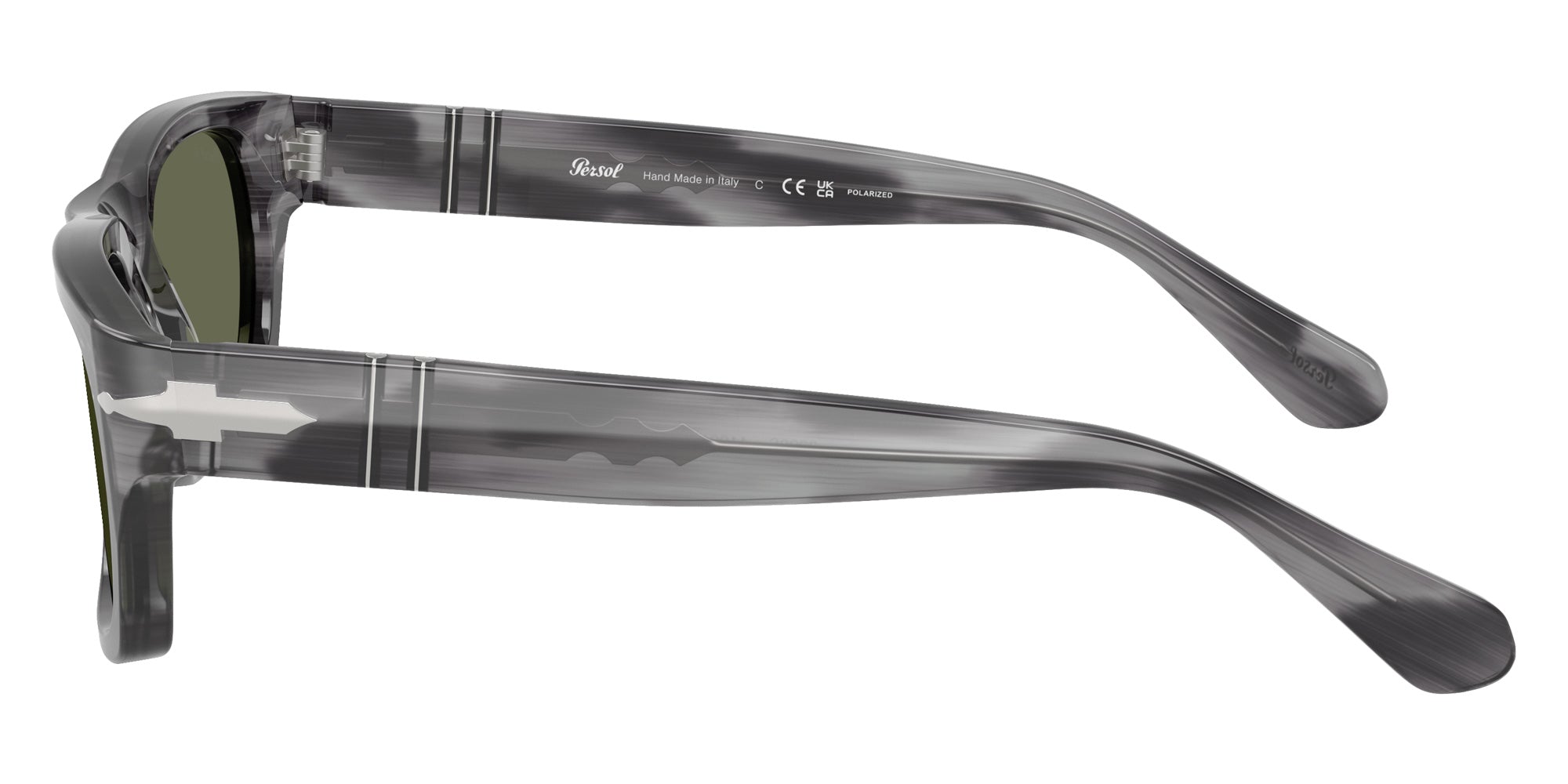 Persol PO3398S 119258 55 - Striped Gray #id:po3398s119258_s:100110