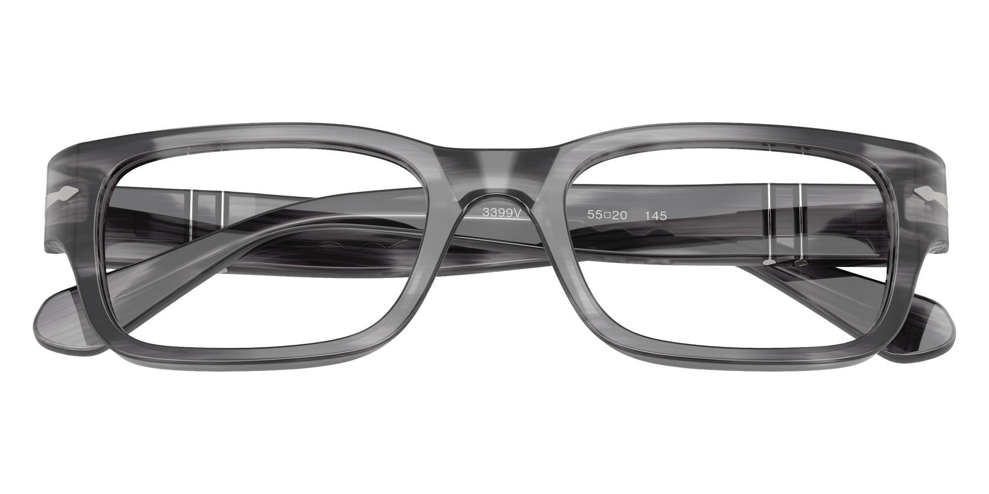 Persol PO3399V 1192 53 - Striped Gray #id:po3399v1192_s:100125