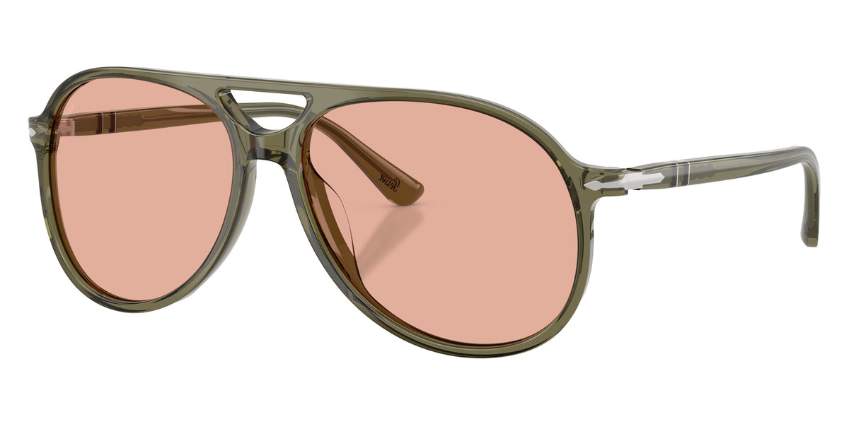 Persol PO3403S - Walter 11424B 60 - Transparent Oliva Green / Peach #id:po3403s11424b_s:100105