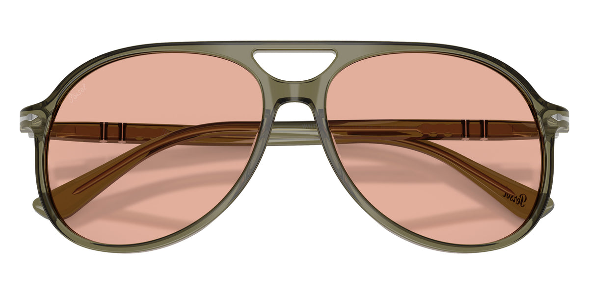 Persol PO3403S - Walter 11424B 60 - Transparent Oliva Green / Peach #id:po3403s11424b_s:100125