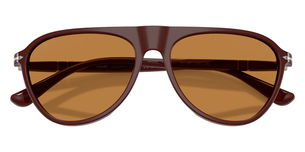 Persol PO3404S 125873 57 - Solid Bordeaux / Coppery Brown #id:po3404s125873_s:106125