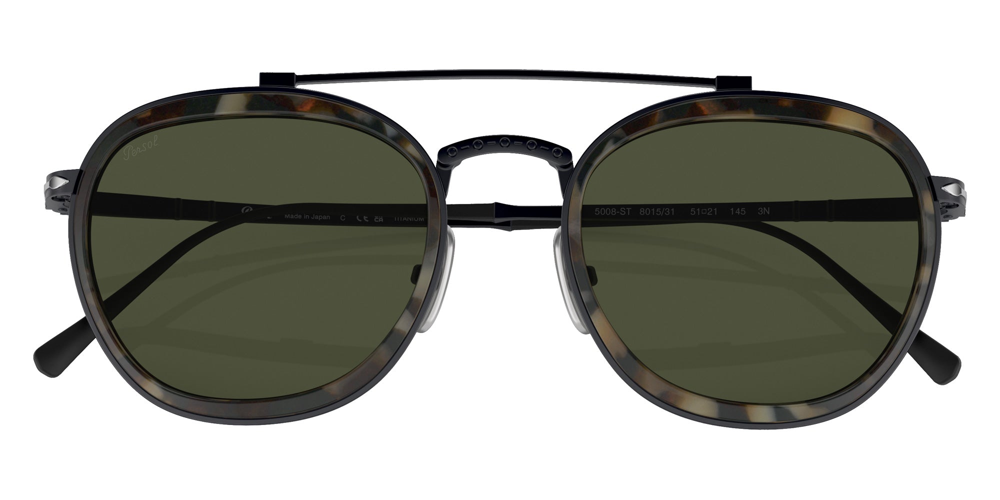Persol PO5008ST 801531 51 - Black / Green #id:po5008st801531_s:100125