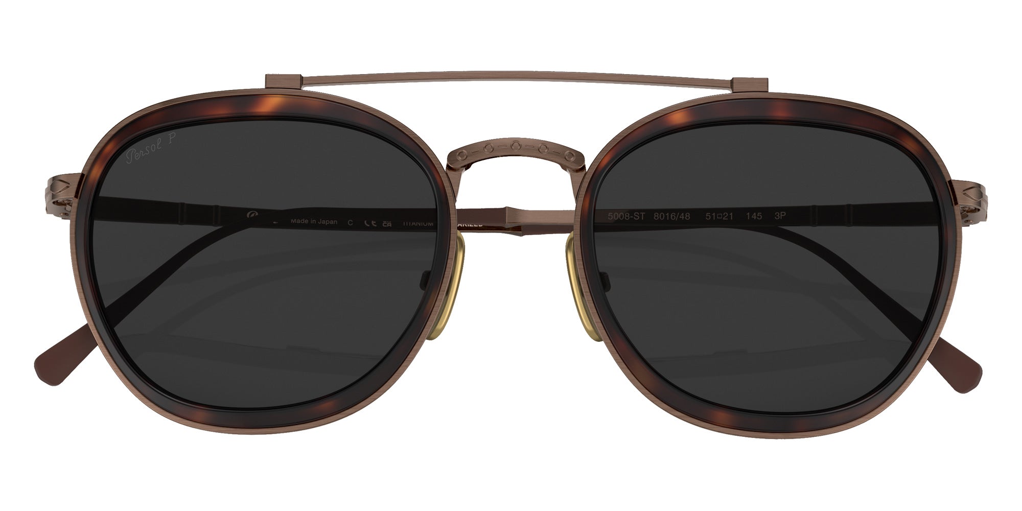 Persol PO5008ST 801648 51 - Brown / Polarized Black/AR #id:po5008st801648_s:102120