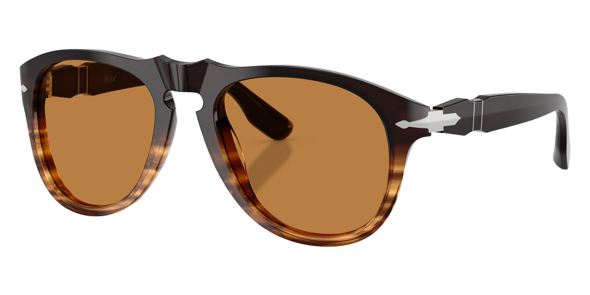 Persol PO8649SM 102653 54 - Brown Striped Amber / Brown #id:po8649sm102653_s:100105