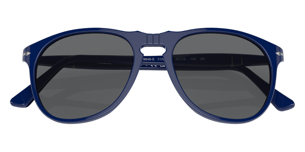 Persol PO9649S 1170B1 55 - Solid Blue / Dark Gray #id:po9649s1170b1_s:100120