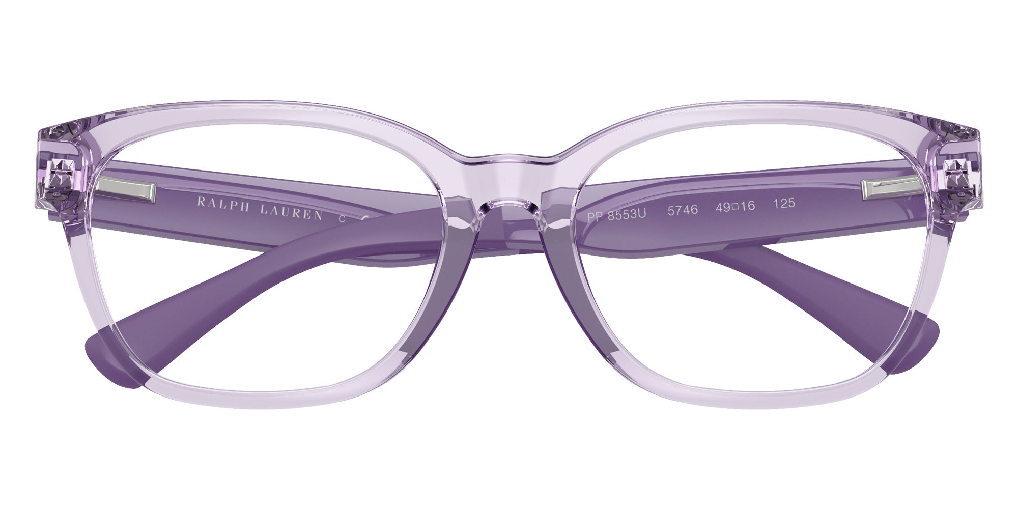 POLO RALPH LAUREN PP8553U 5746 47 - Shiny Transparent Violet #id:pp8553u5746_s:100120