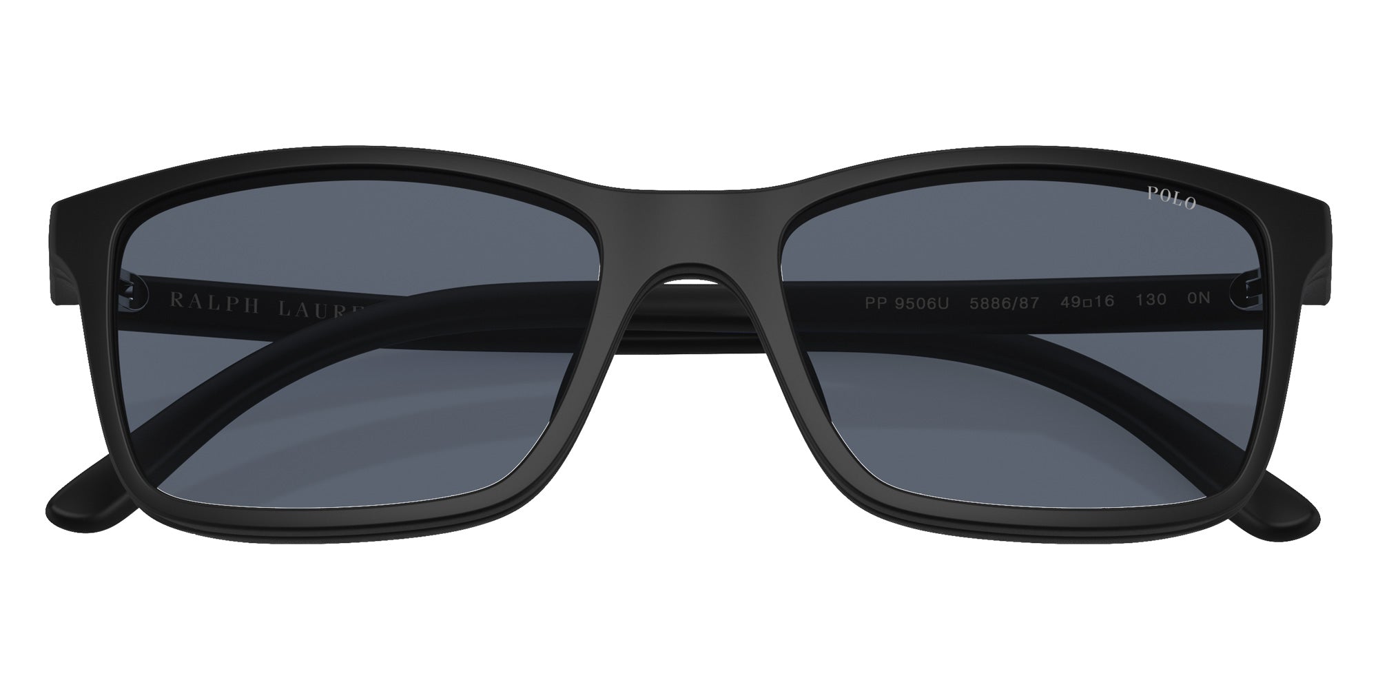 POLO RALPH LAUREN PP9506U 588687 49 - Matte Black / Gray Blue #id:pp9506u588687_s:100130